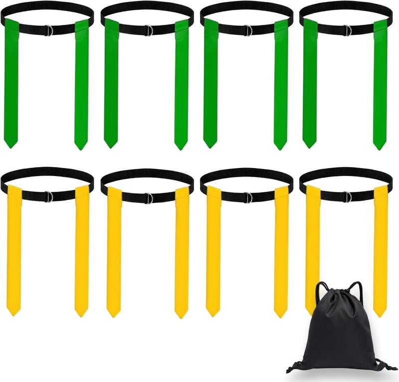 HAPNEWEY Flag Football Belts Set - Dual Color Flag Belts - Image 1